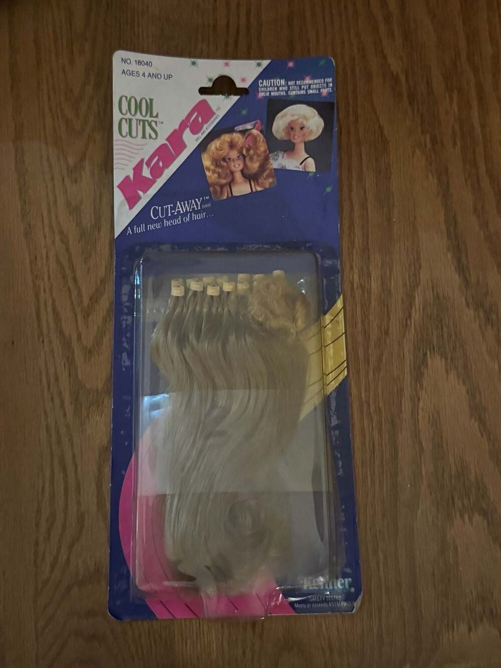 Vintage 1990 Kenner Cool Cuts Kara Cut-Away Hair Accessory Set